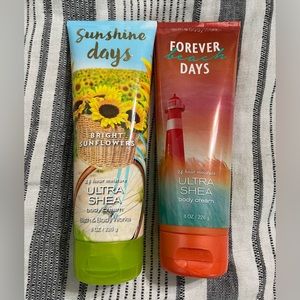 Bath and Body works body creams - set of 2